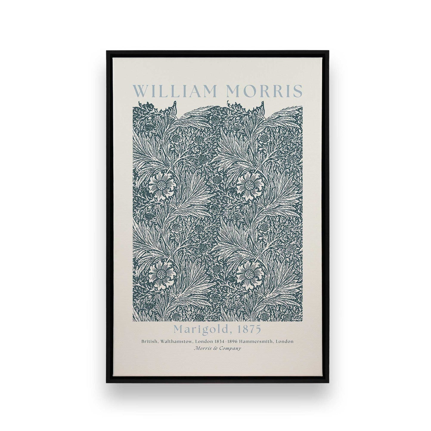 [Color:Satin Black], Picture of art in a Satin Black frame