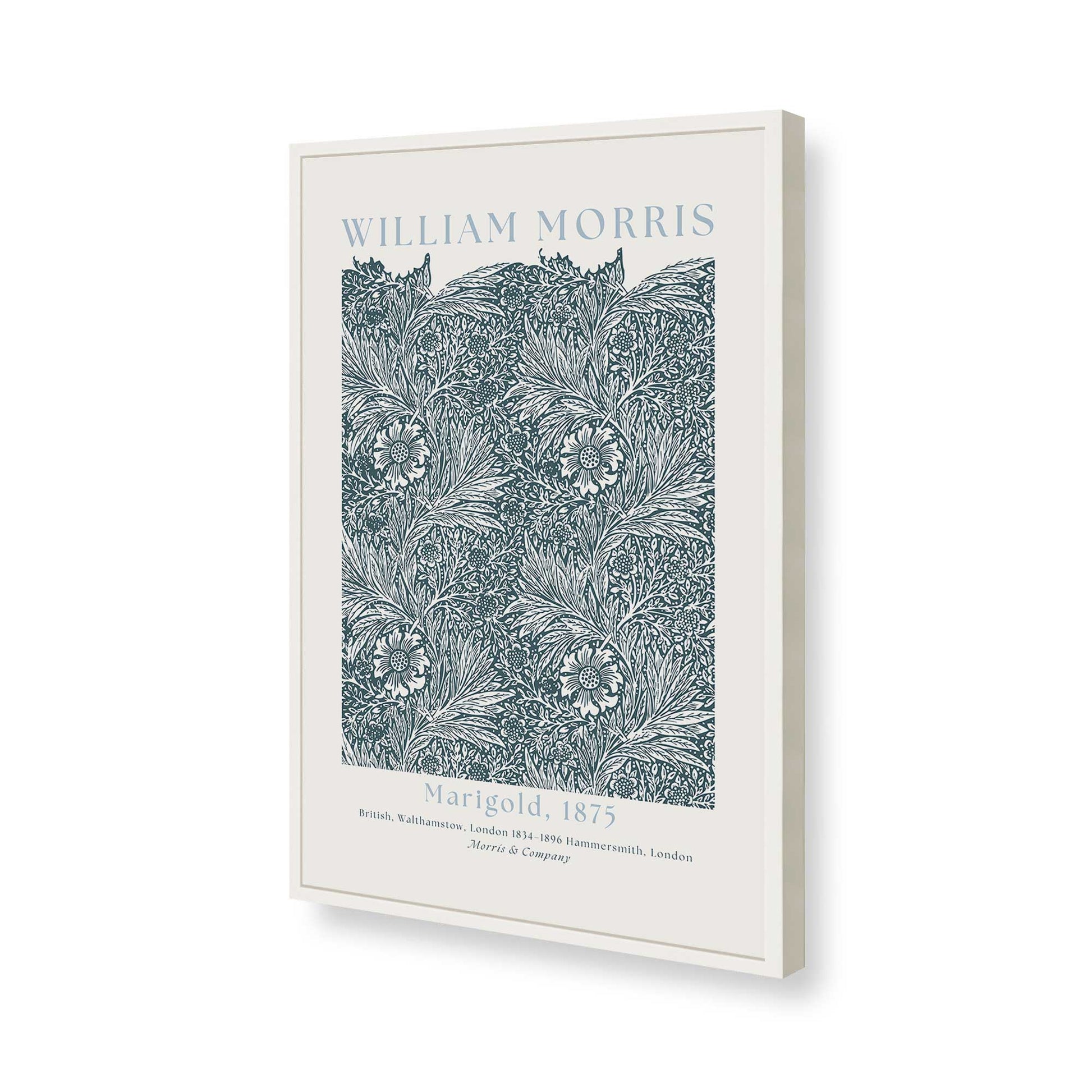 [Color:Opaque White], Picture of art in a Opaque White frame of the corner