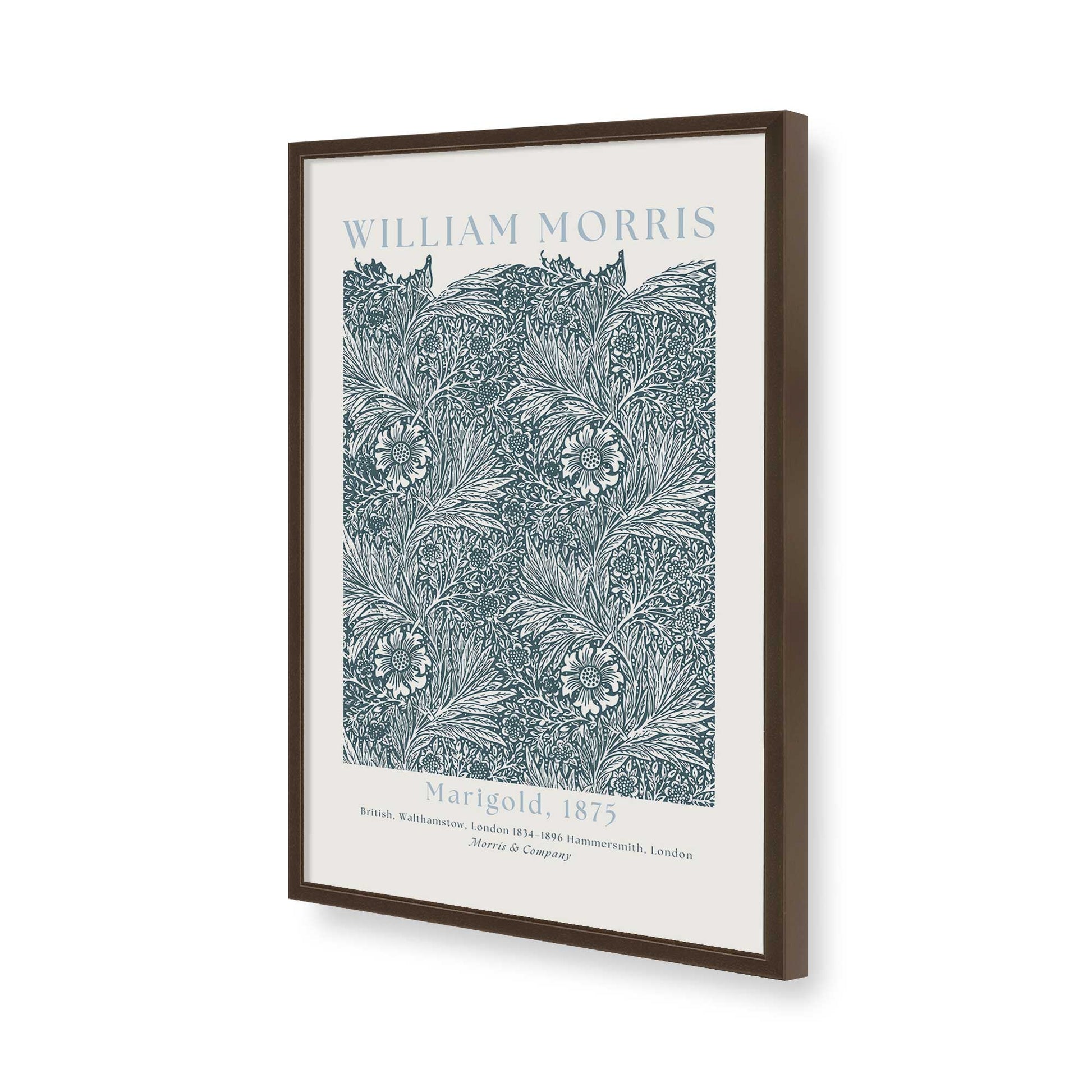 [Color:Belvinder Brown], Picture of art in a Belvinder Brown frame of the corner