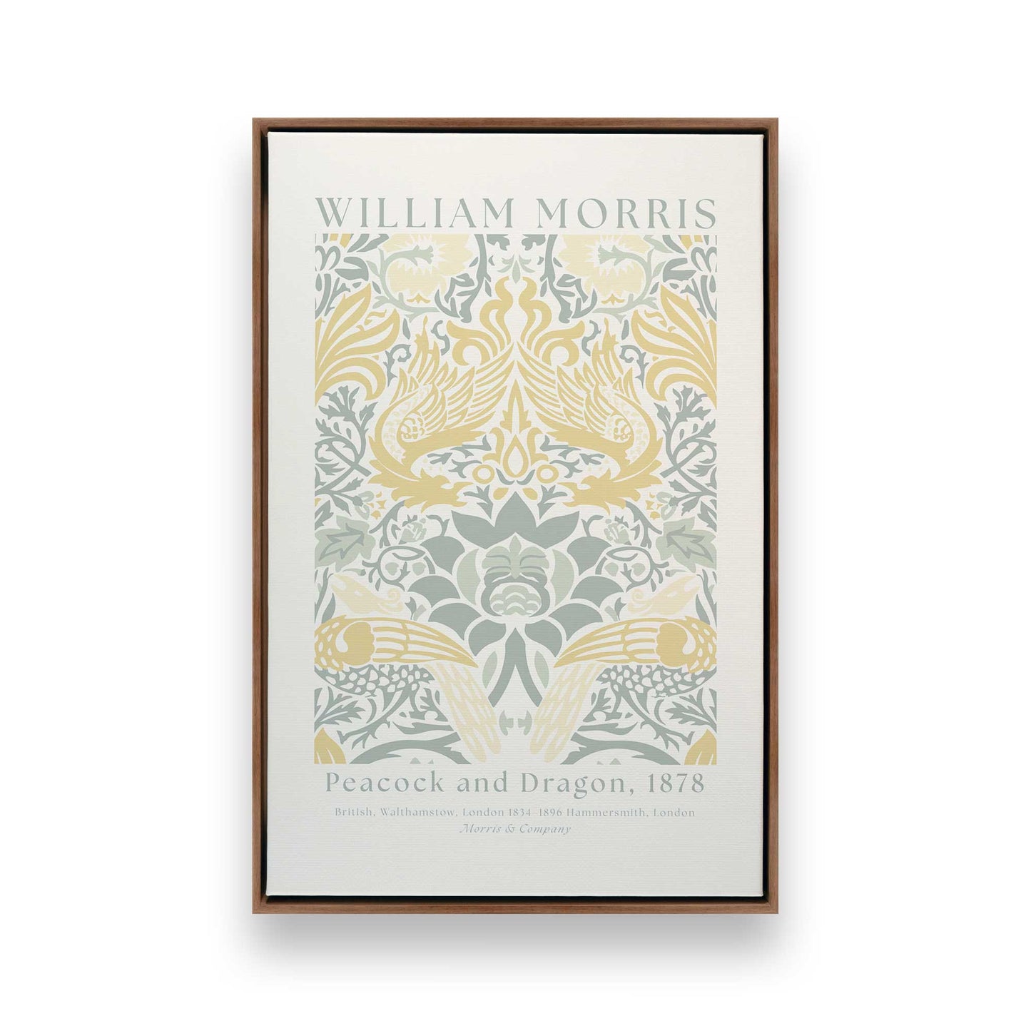 [Color:Walnut], Picture of art in a Walnut frame