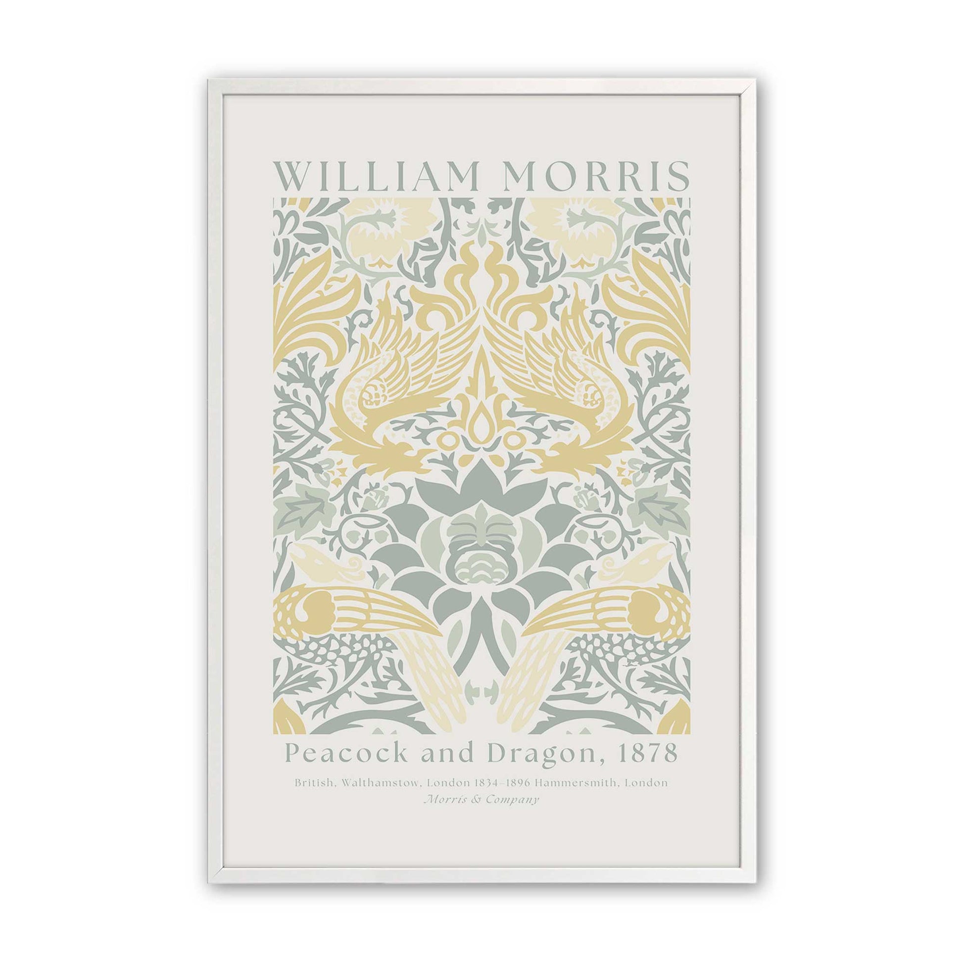 [Color:Opaque White], Picture of art in a Opaque White frame