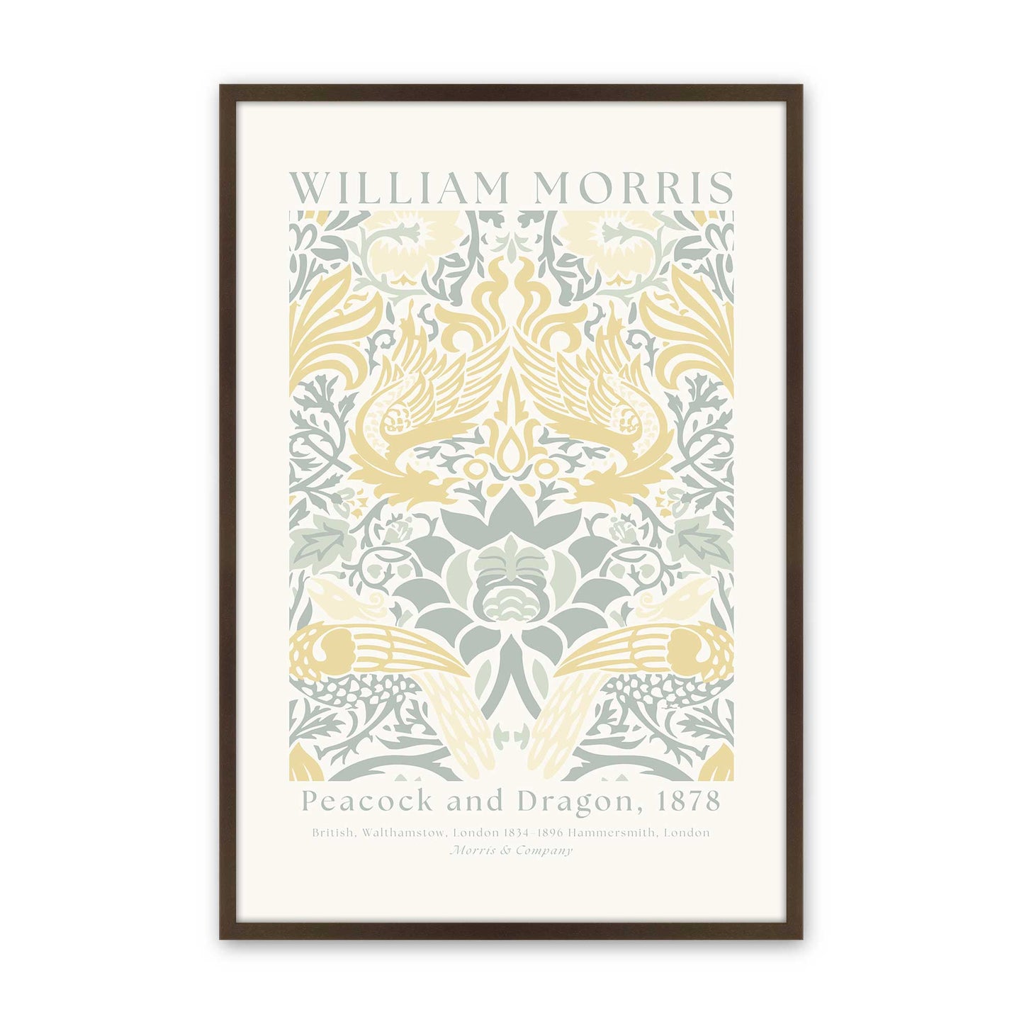 [Color:Belvinder Brown], Picture of art in a Belvinder Brown frame