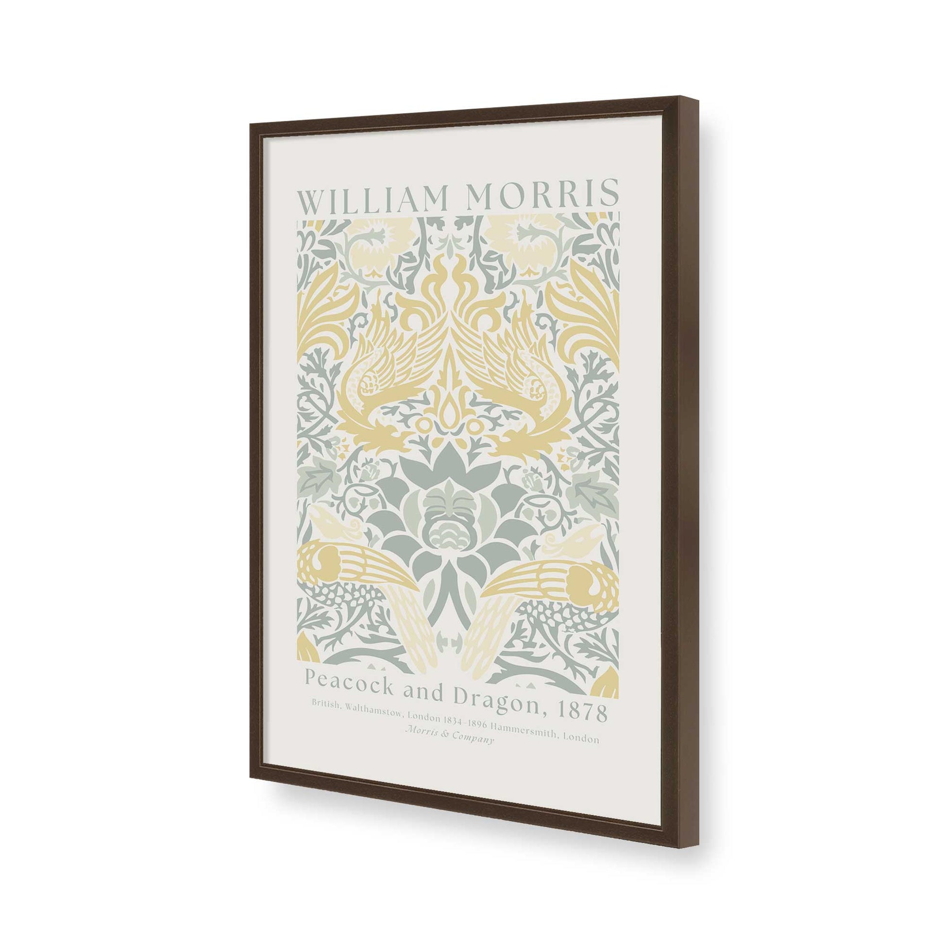 [Color:Belvinder Brown], Picture of art in a Belvinder Brown frame of the corner