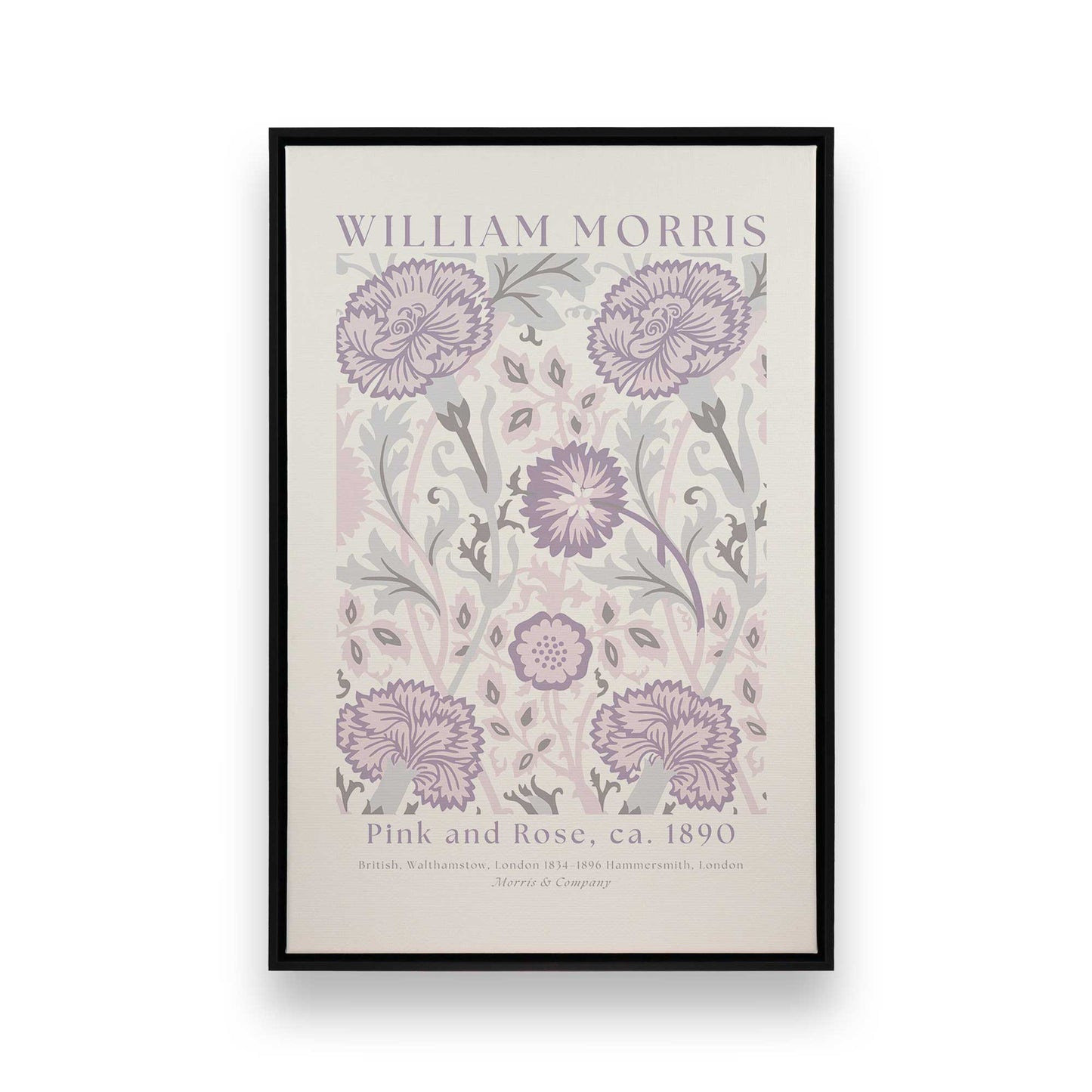 [Color:Satin Black], Picture of art in a Satin Black frame
