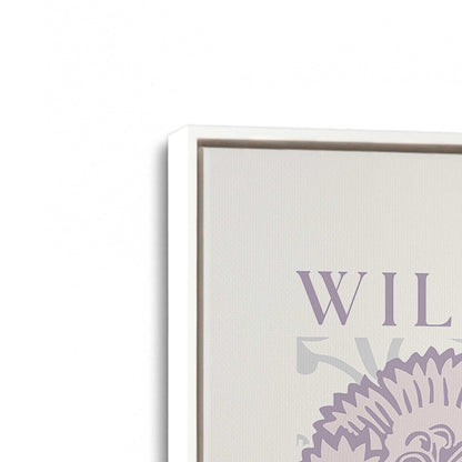 [Color:Opaque White], Picture of art in a White frame at an angle