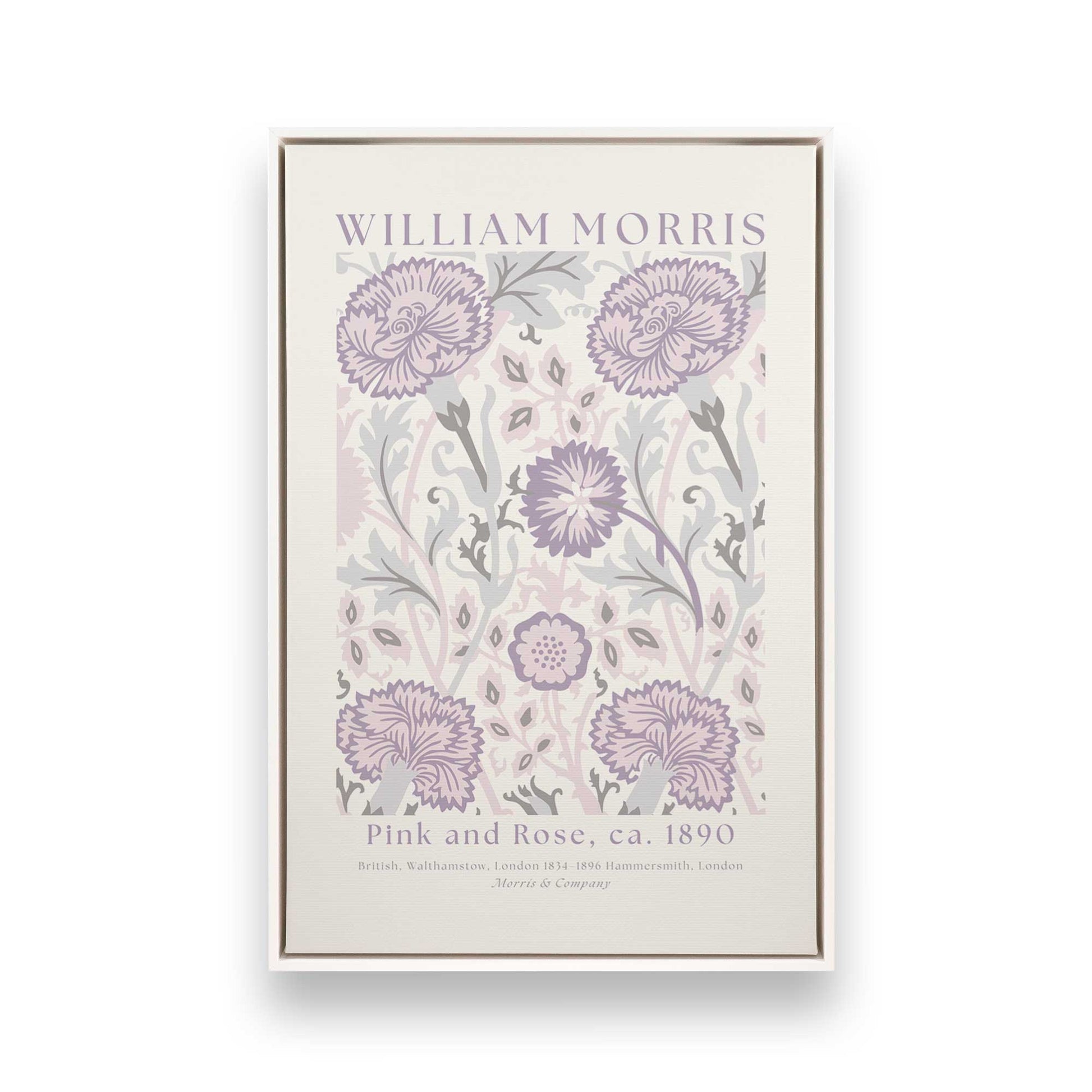 [Color:Opaque White], Picture of art in a White frame