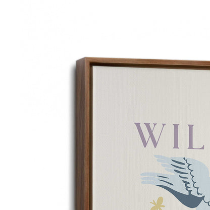 [Color:Walnut], Picture of art in a Walnut frame at an angle