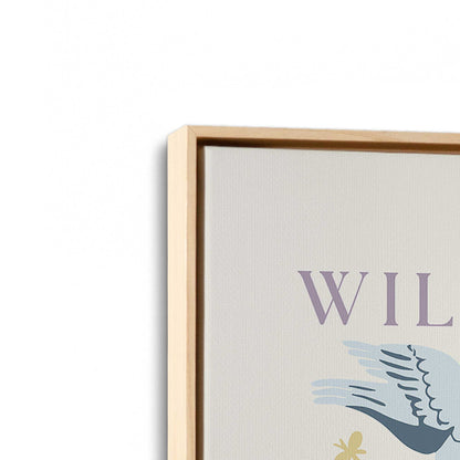 [Color:American Maple], Picture of art in a American Maple frame at an angle