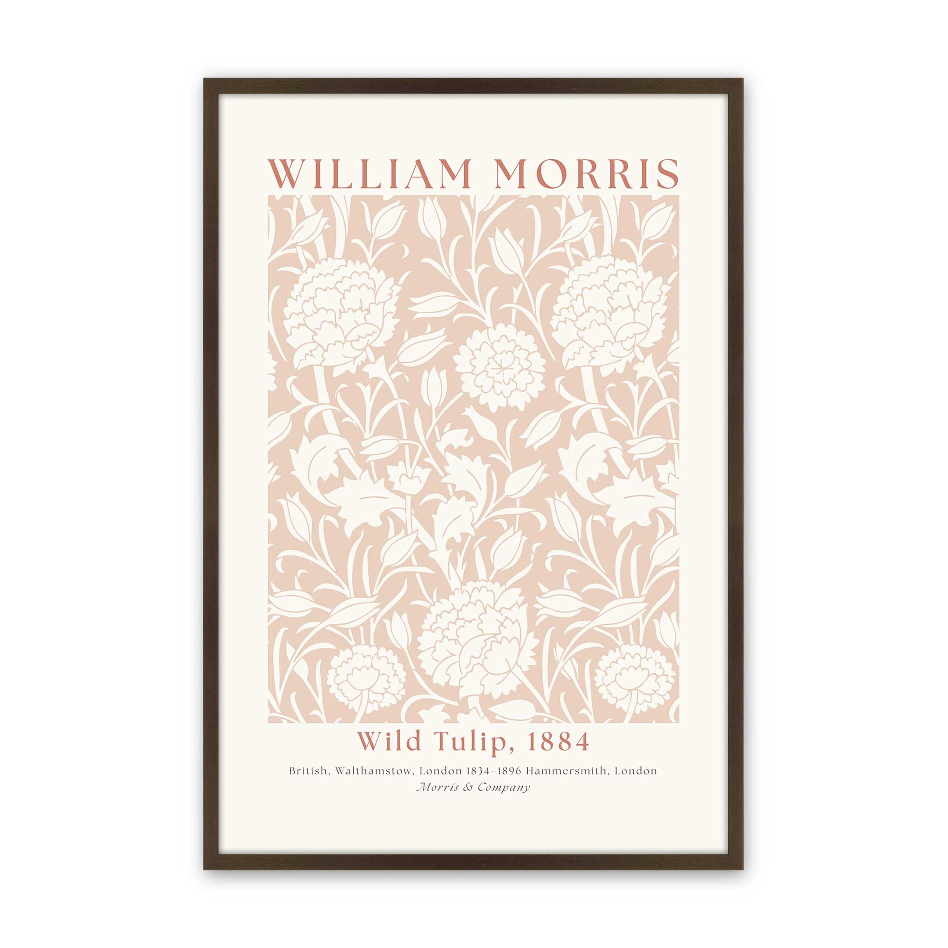 [Color:Brown], Picture of art in a Brown frame