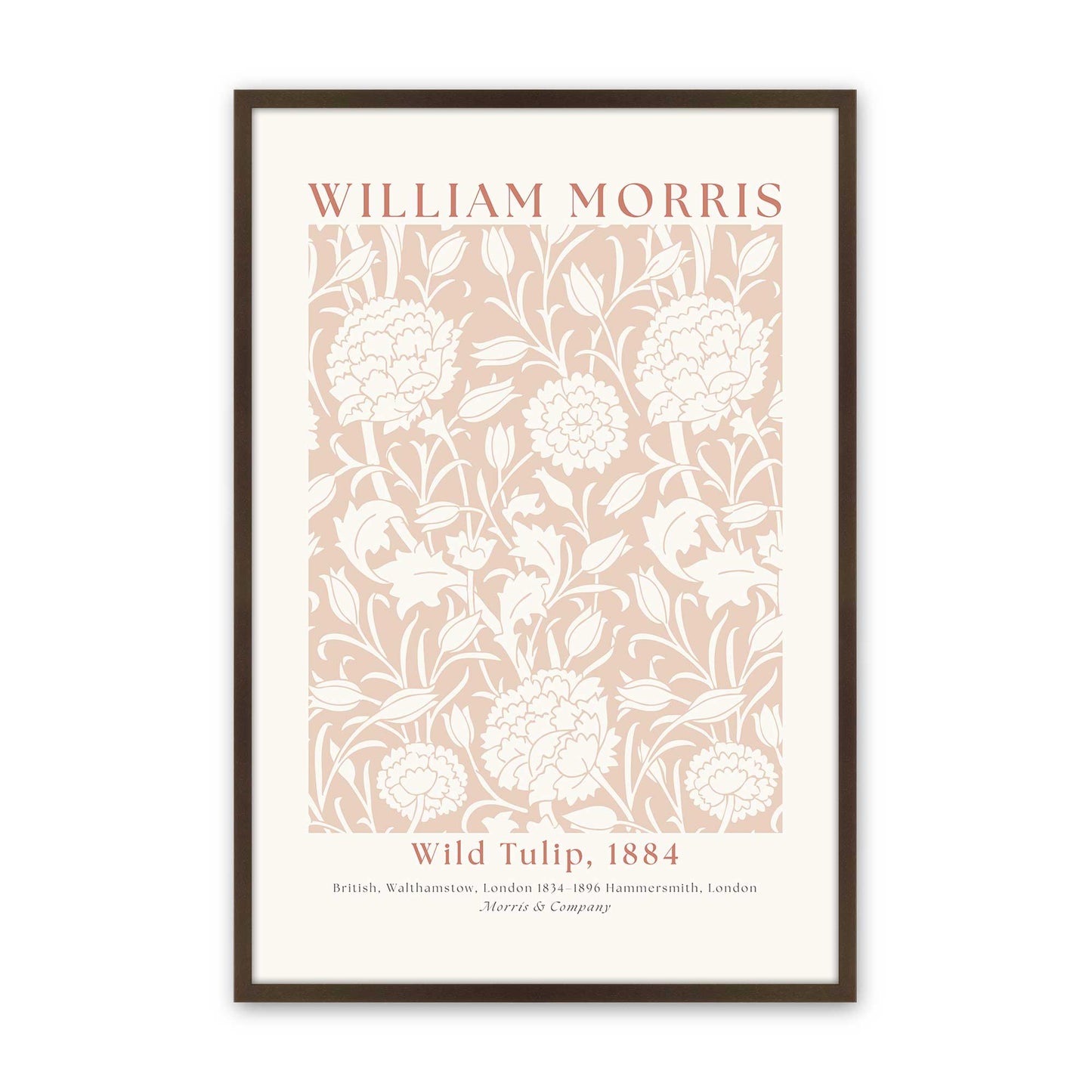 [Color:Belvinder Brown], Picture of art in a Belvinder Brown frame
