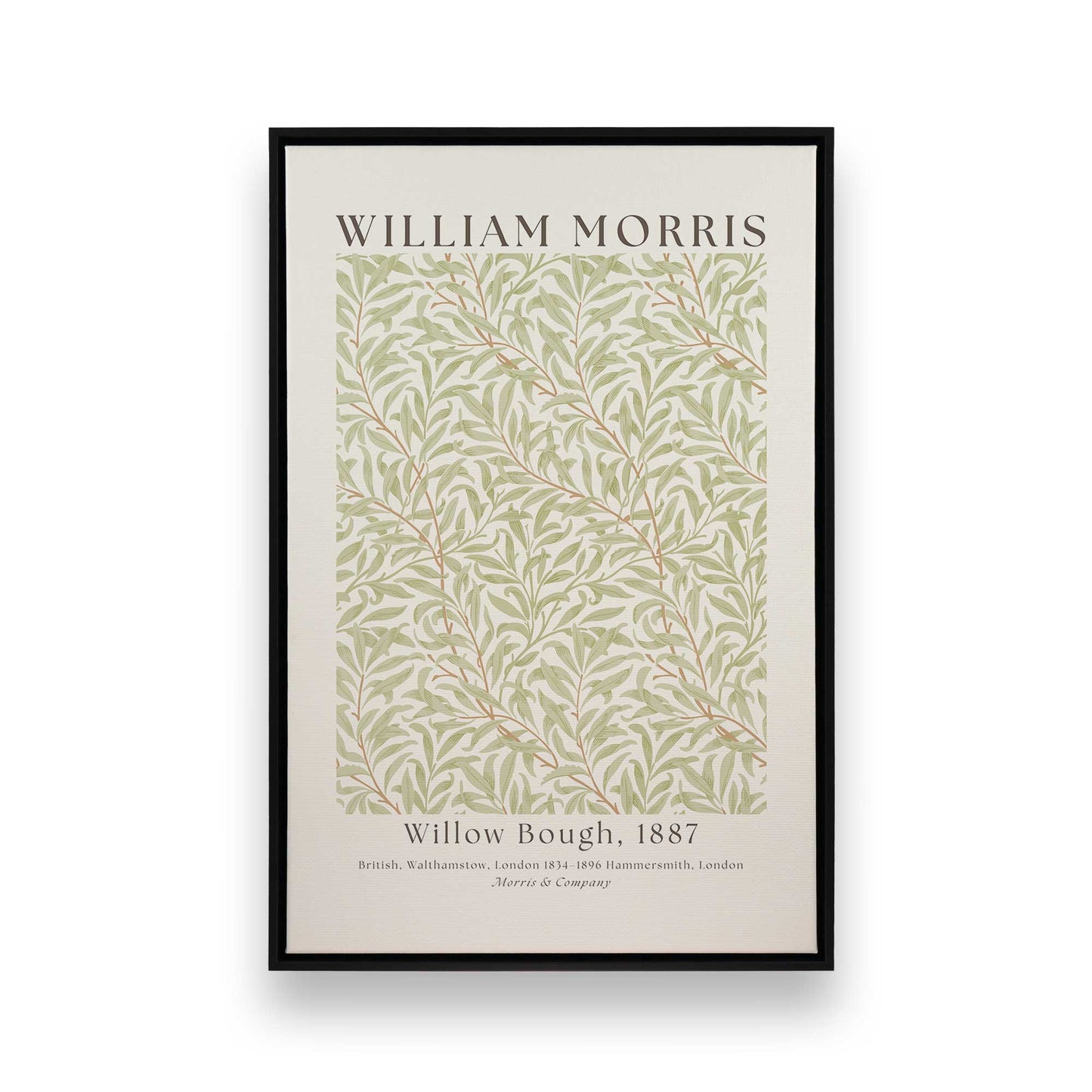 [Color:Satin Black], Picture of art in a Satin Black frame