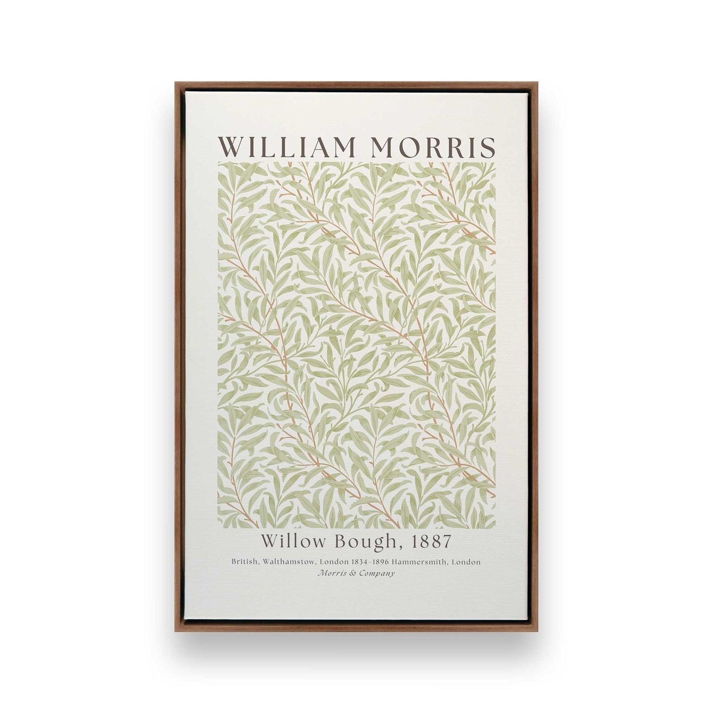 [Color:Walnut], Picture of art in a Walnut frame