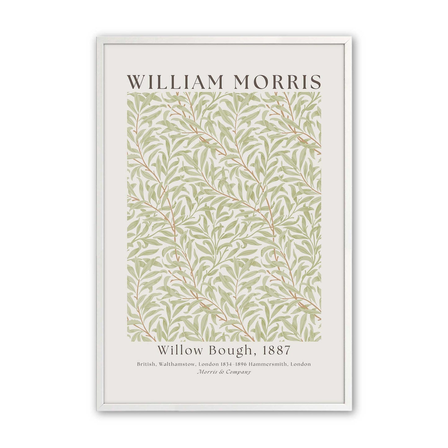 [Color:Opaque White], Picture of art in a Opaque White frame