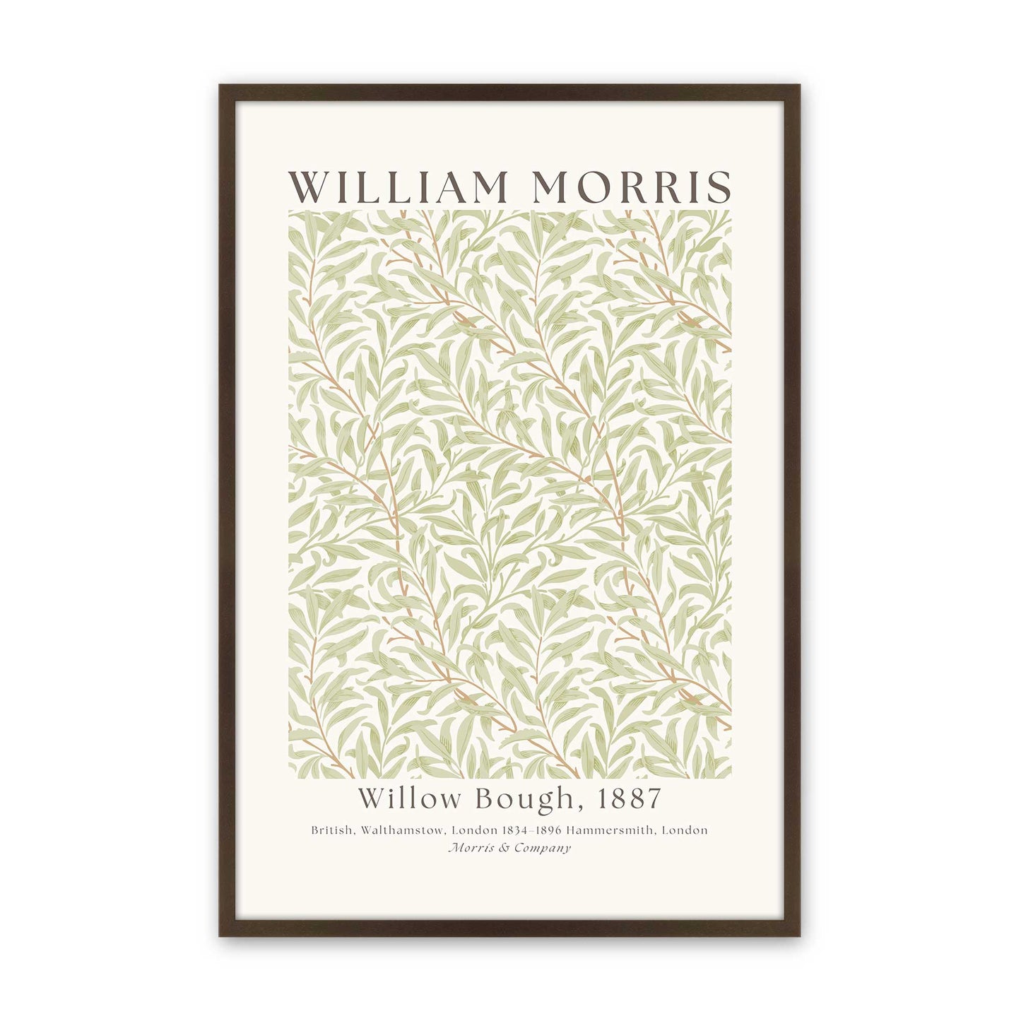 [Color:Belvinder Brown], Picture of art in a Belvinder Brown frame