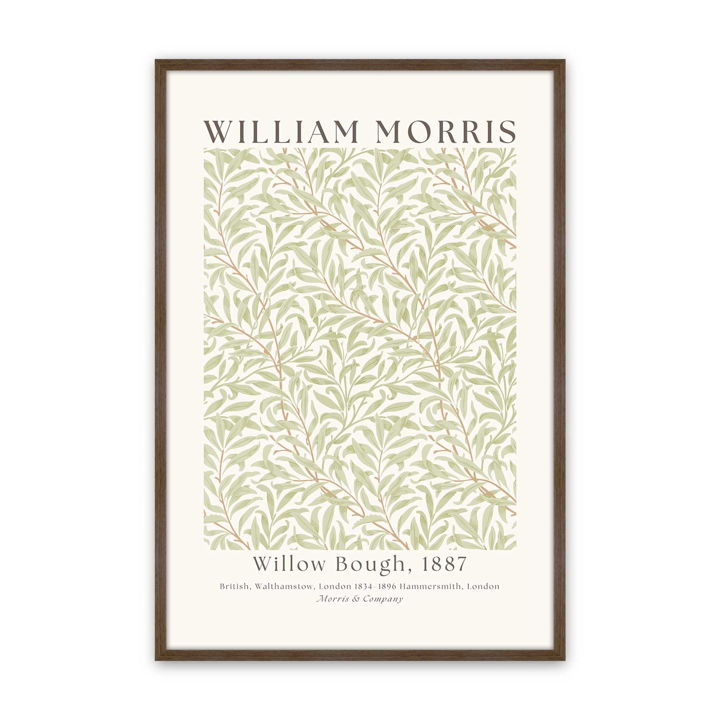 [Color:Walnut], Picture of art in a Walnut frame