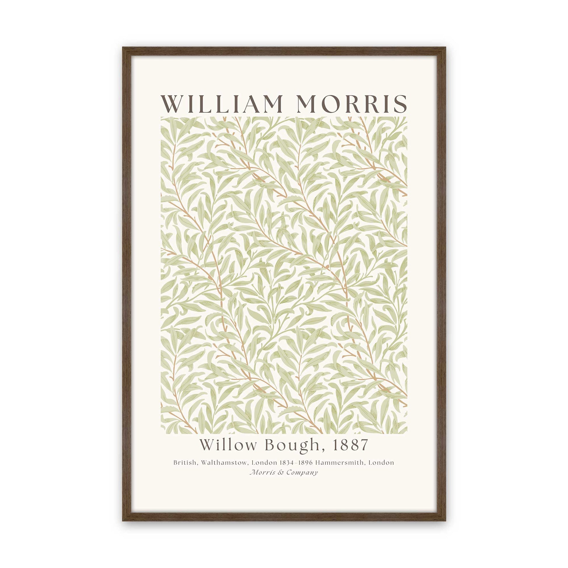 [Color:Walnut], Picture of art in a Walnut frame