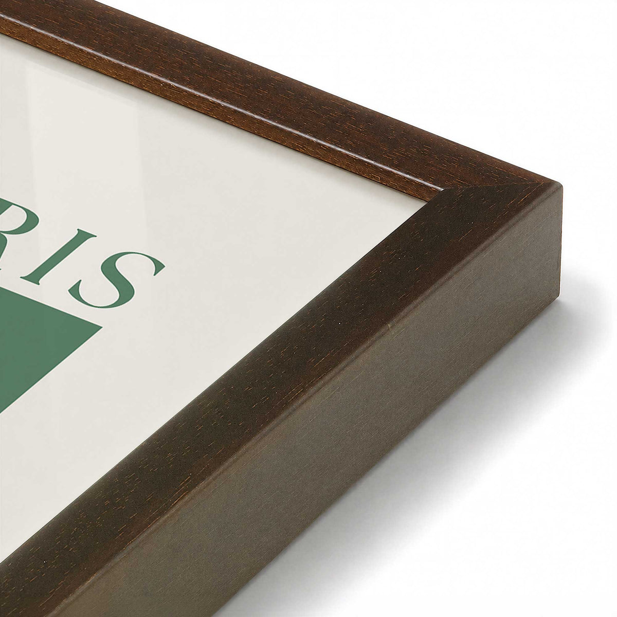 [Color:Belvinder Brown], Picture of art in a Belvinder Brown frame at an angle
