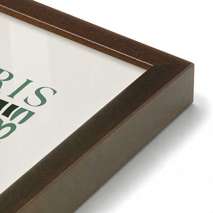 [Color:Belvinder Brown], Picture of art in a Belvinder Brown frame at an angle