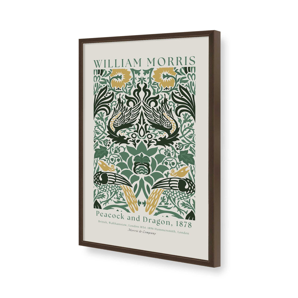 [Color:Belvinder Brown], Picture of art in a Belvinder Brown frame of the corner