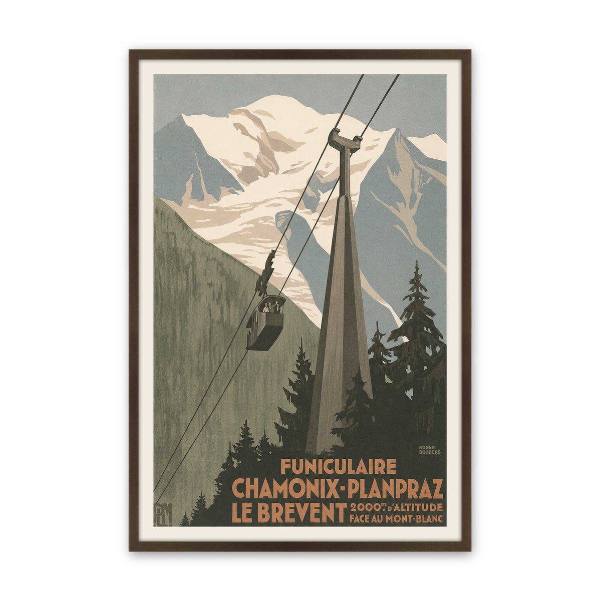 [Color:Belvinder Brown], Picture of art in a Belvinder Brown frame