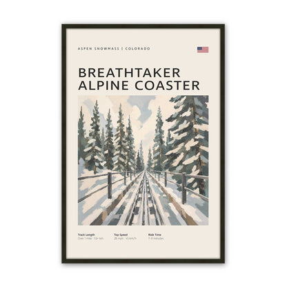 Snowy Coaster Trio Set of 3 At Prints