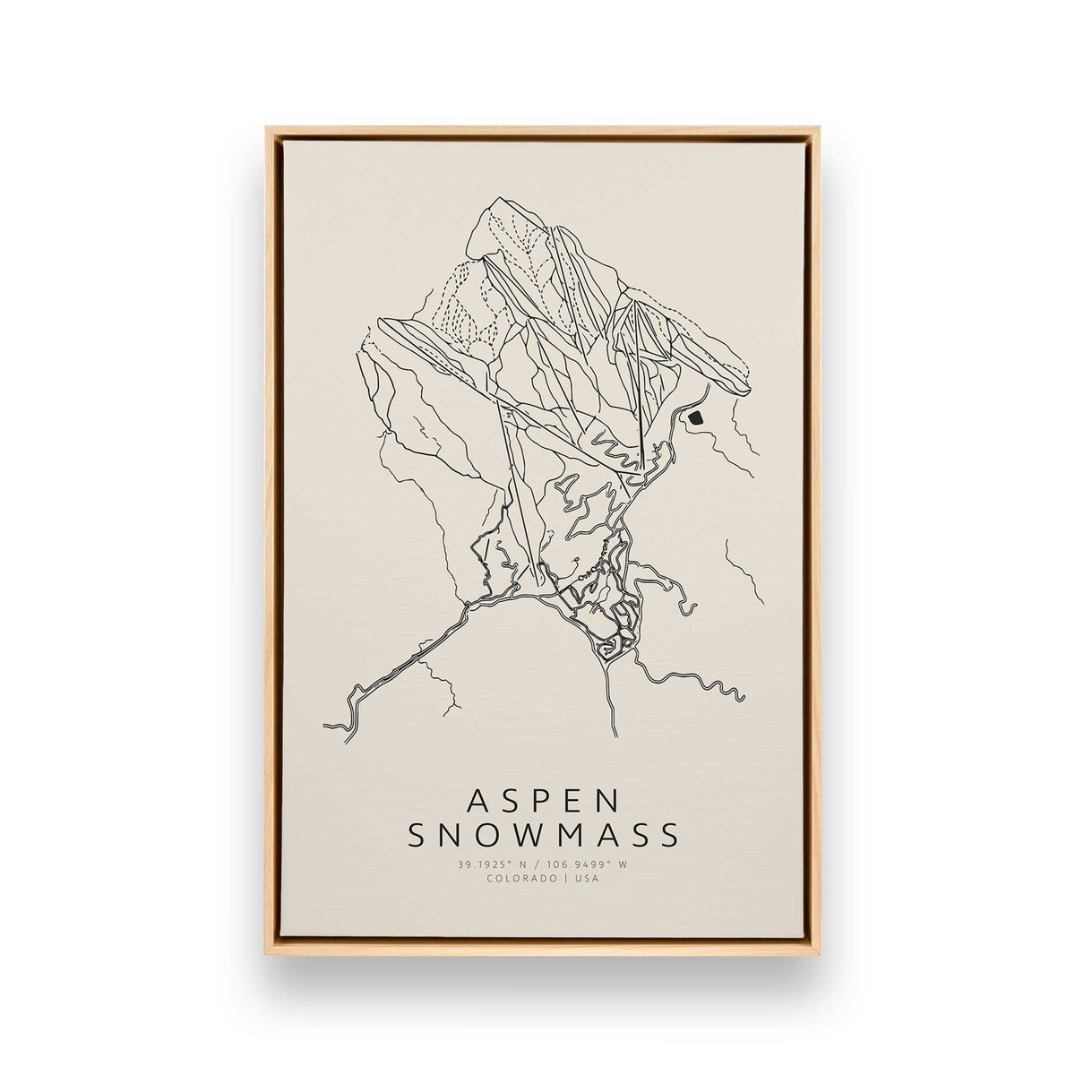 [Color:American Maple], Picture of art in an American Maple frame