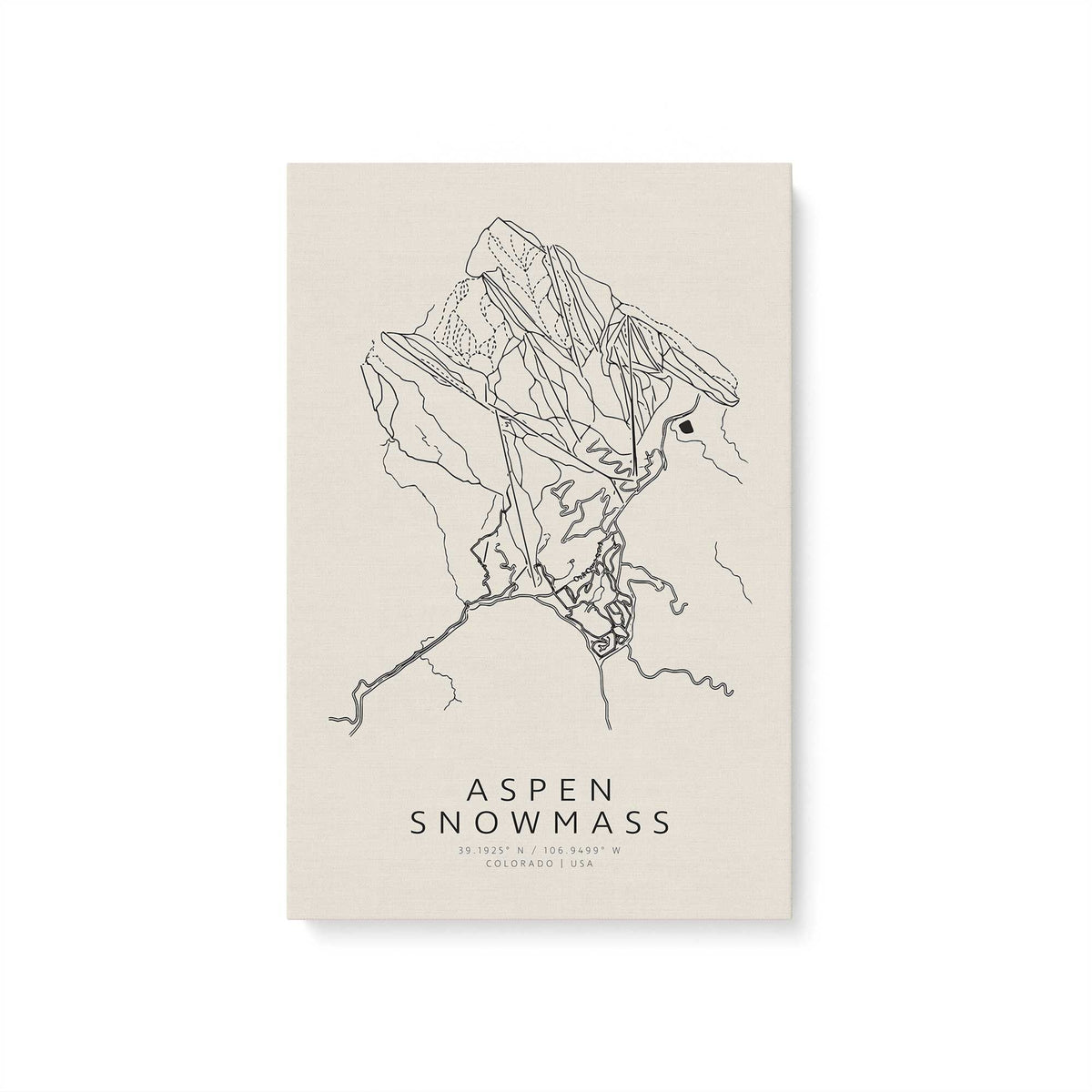 Cool Lines, Set of 4 Canvas Prints