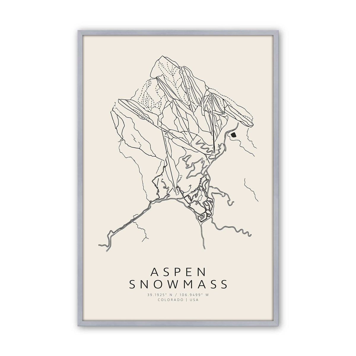 Gone Skiing in America Set of 6 At Prints