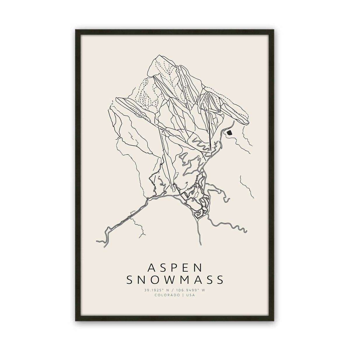 Gone Skiing in America Set of 6 At Prints