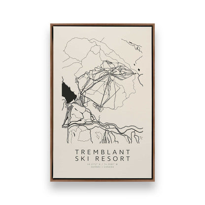 Gone Skiing in Canada, Set of 6 Canvas Prints