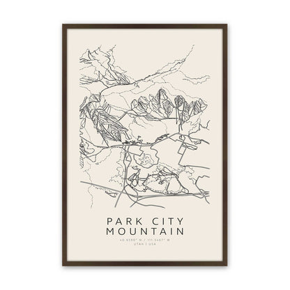 [Color:Brown], Picture of art in a Brown frame