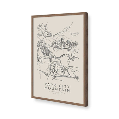 [Color:Walnut], Picture of art in a Walnut frame of the corner