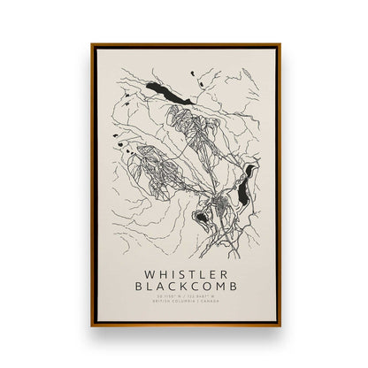 Gone Skiing in Canada, Set of 6 Canvas Prints