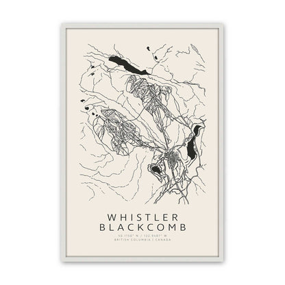 Map My Canadian Mountain Trio Set of 3 At Prints
