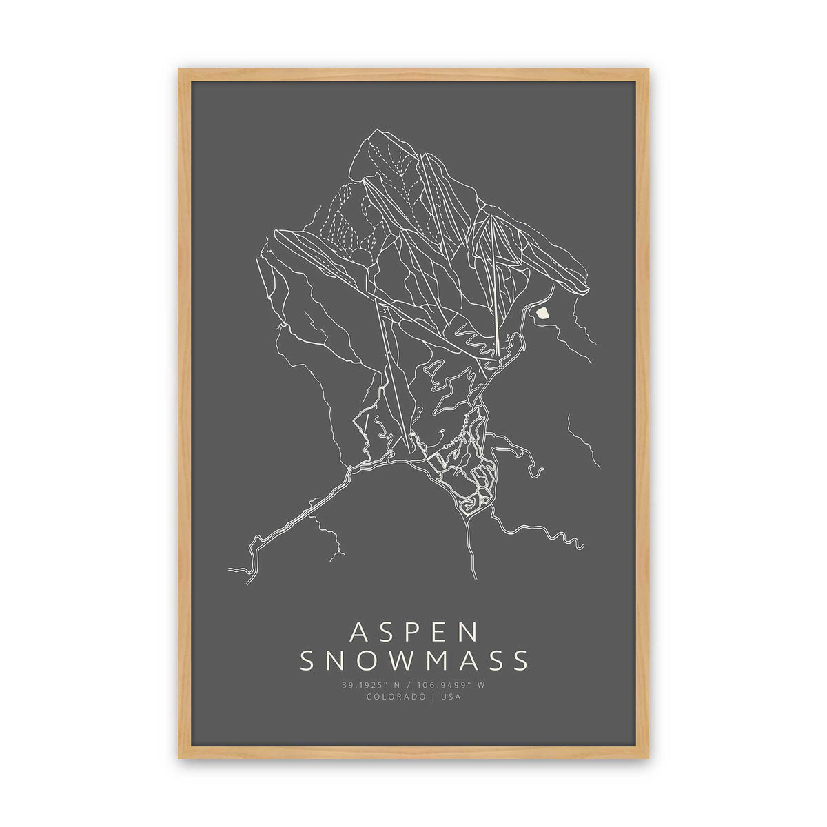 [Color:American Maple], Picture of art in an American Maple frame