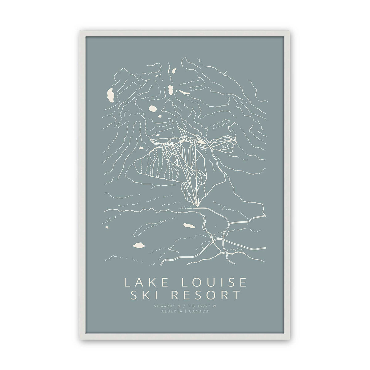 [Color:Opaque White], Picture of art in an Opaque White frame