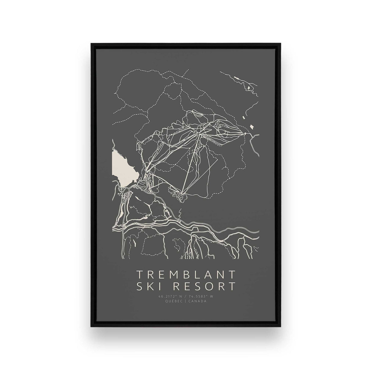 Canadian Ski Trip, Set of 6 Canvas Prints