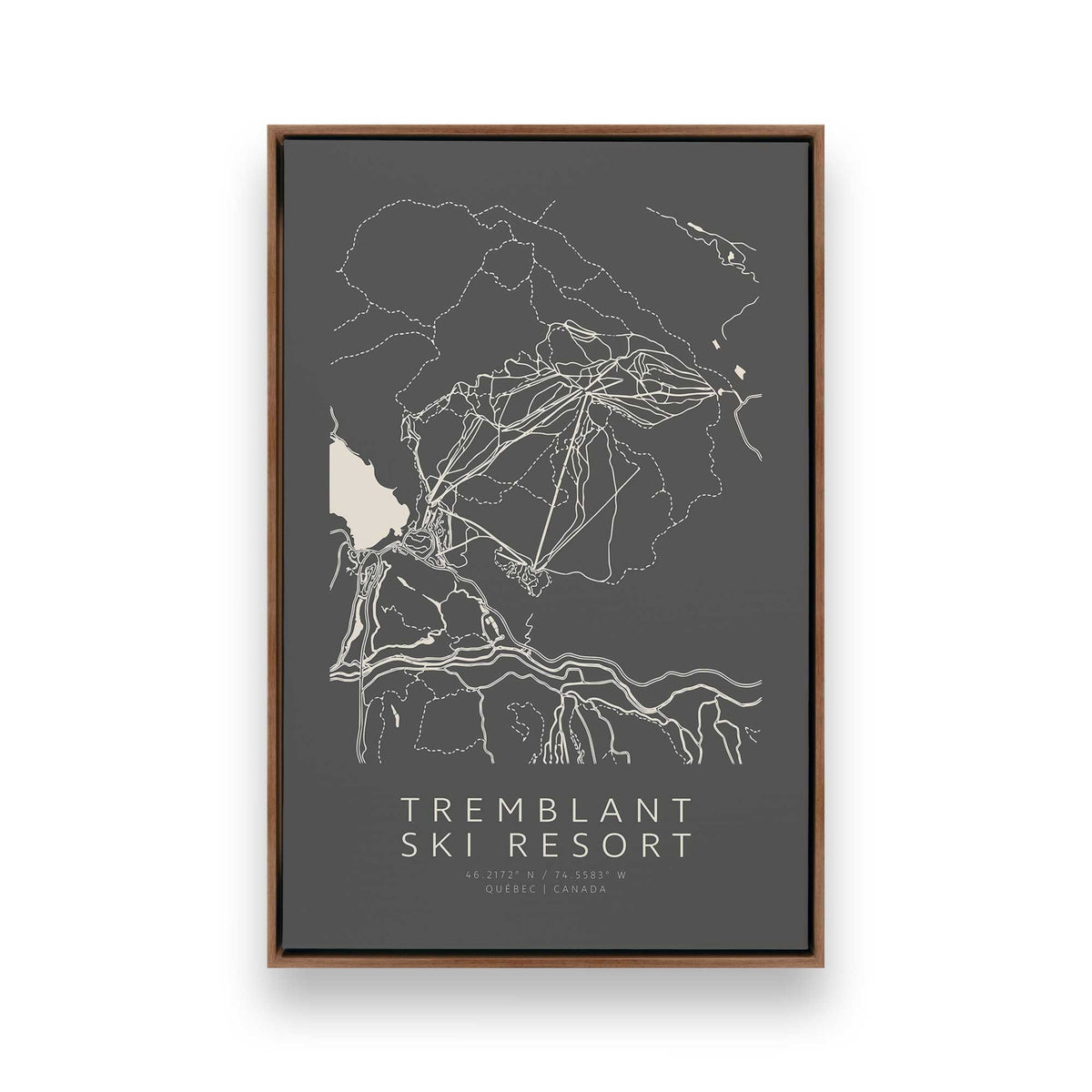 Canadian Ski Trip, Set of 6 Canvas Prints
