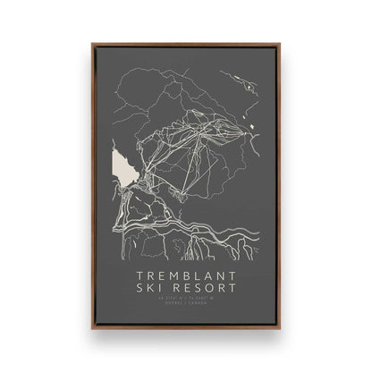 Canadian Ski Trip, Set of 6 Canvas Prints