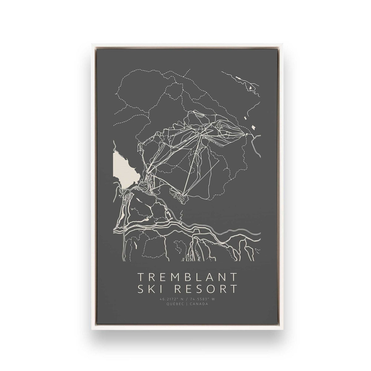 Canadian Ski Trip, Set of 6 Canvas Prints
