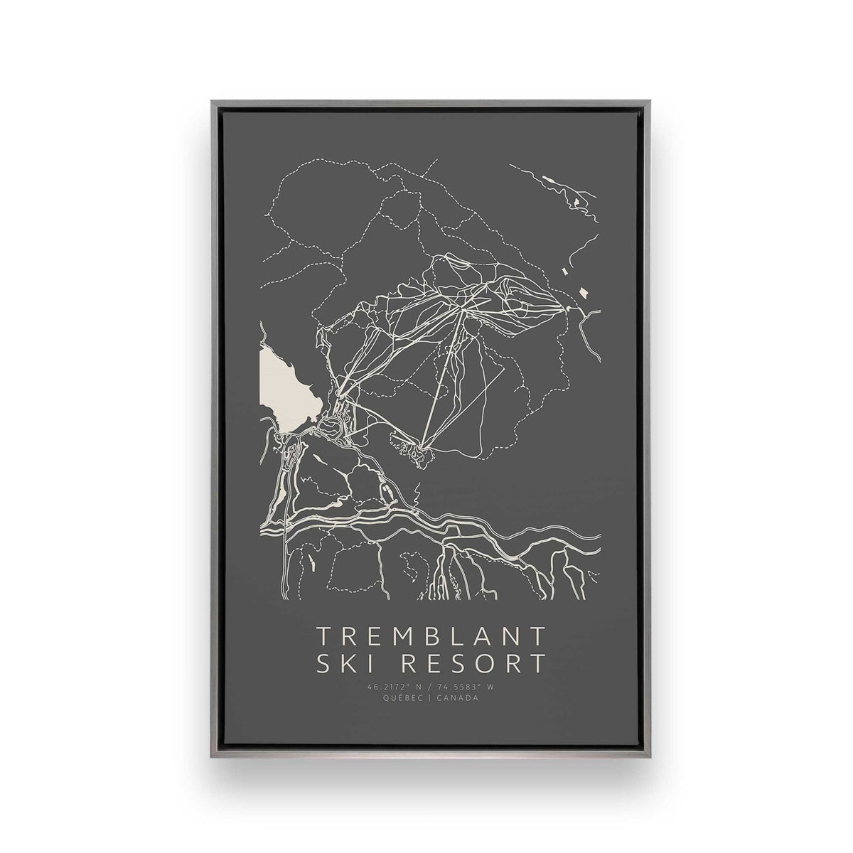 Canadian Ski Trip, Set of 6 Canvas Prints