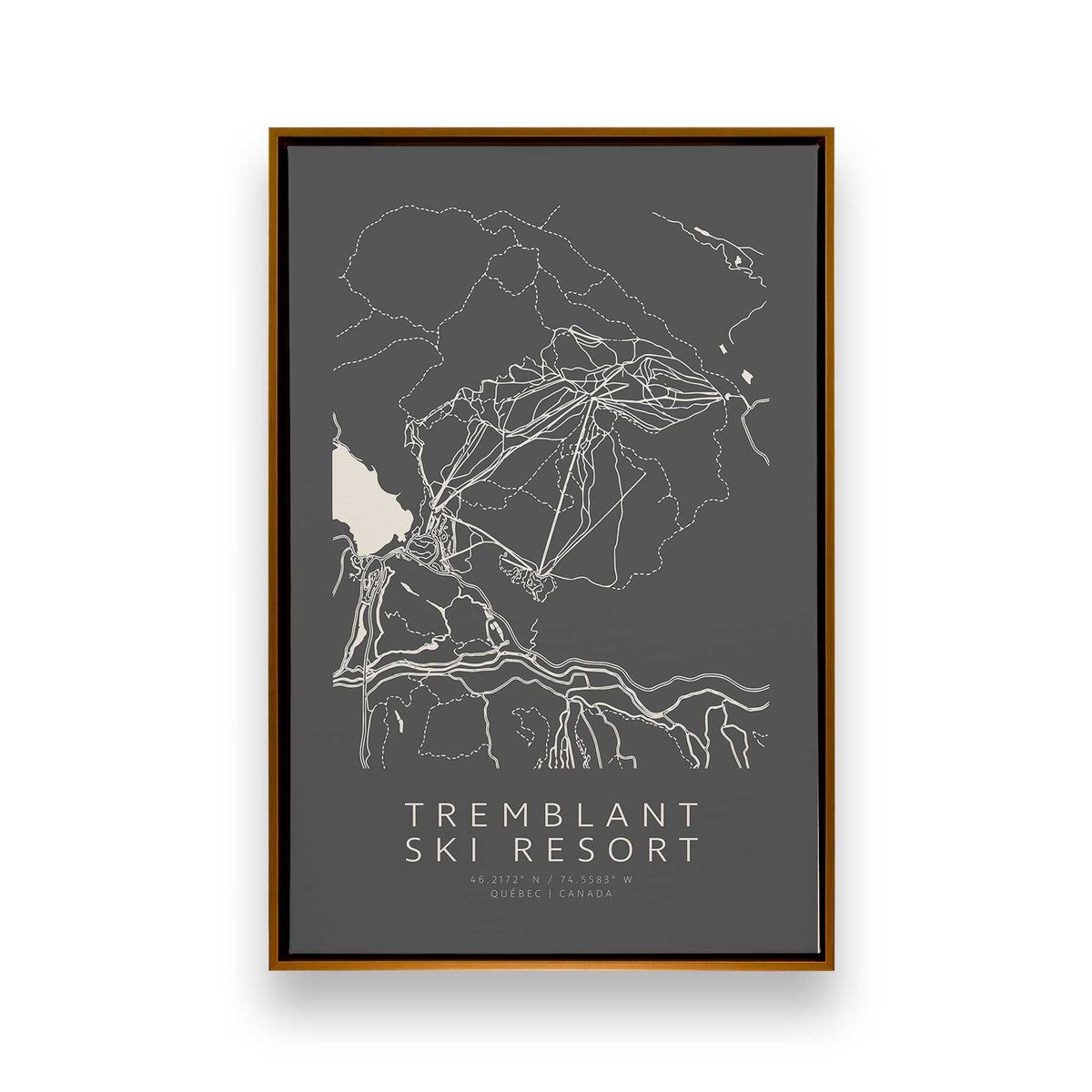 Canadian Ski Trip, Set of 6 Canvas Prints