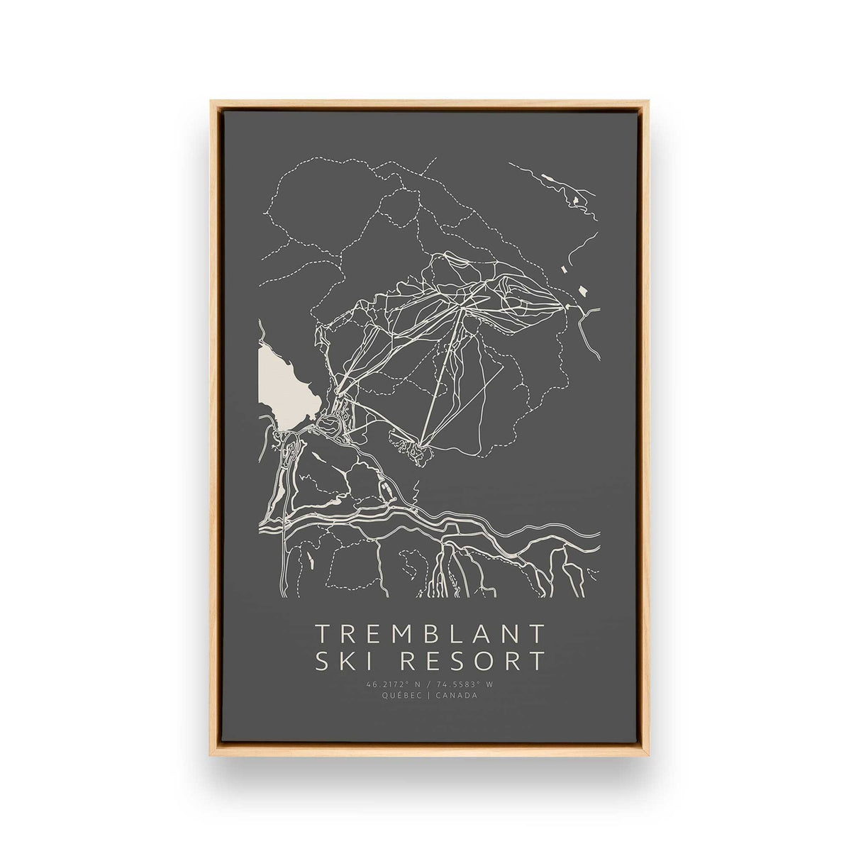 Canadian Ski Trip, Set of 6 Canvas Prints