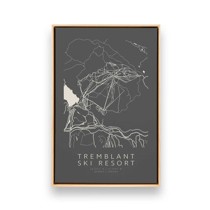 Canadian Ski Trip, Set of 6 Canvas Prints