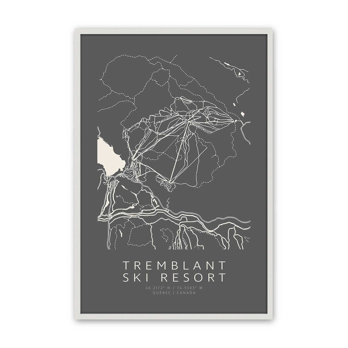[Color:Opaque White], Picture of art in an Opaque White frame