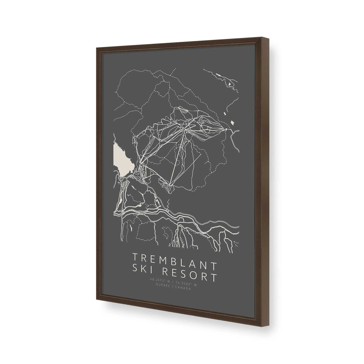 [Color:Belvinder Brown], Picture of art in a Belvinder Brown frame of the corner