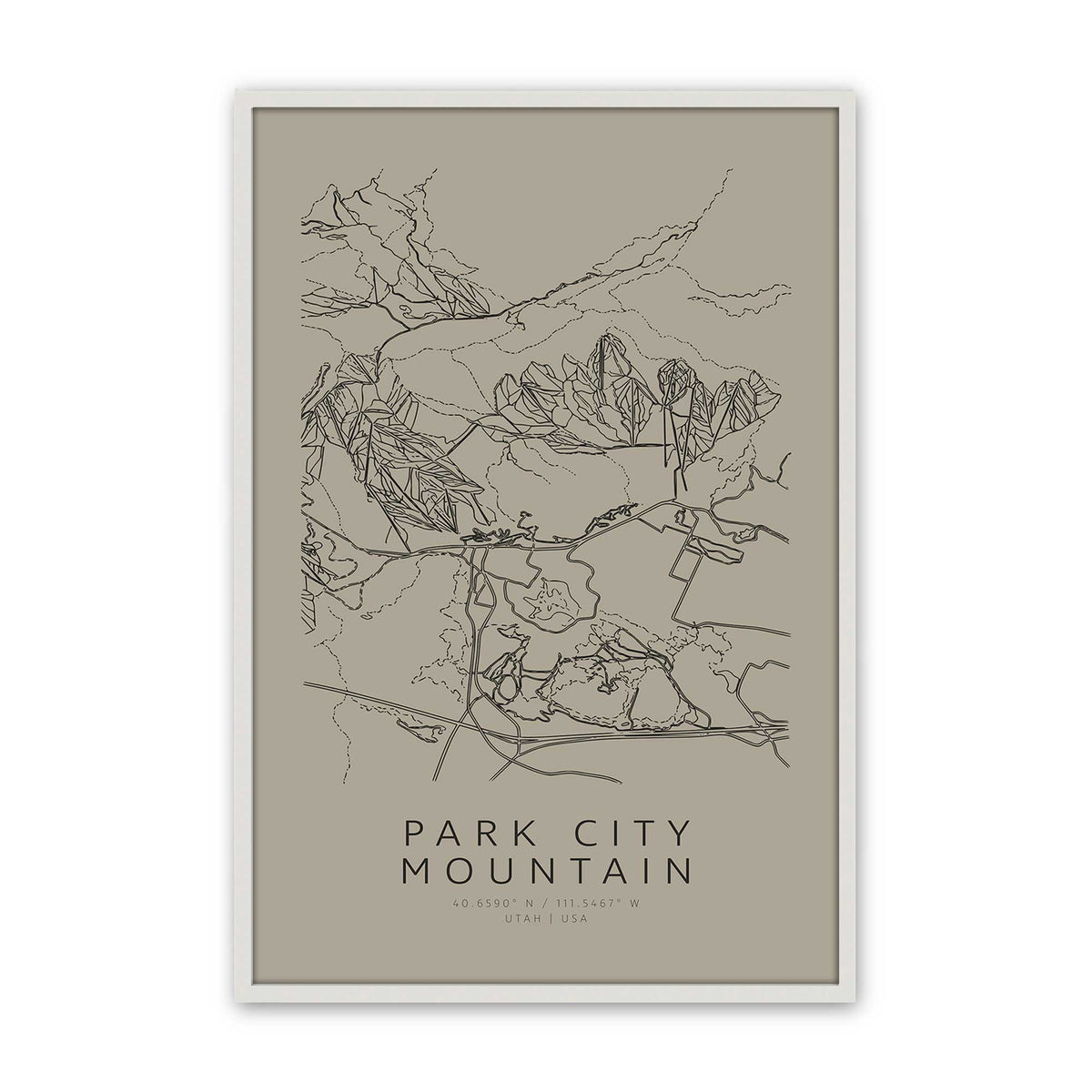 [Color:Opaque White], Picture of art in a Opaque White frame