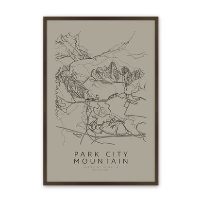 [Color:Belvinder Brown], Picture of art in a Belvinder Brown frame