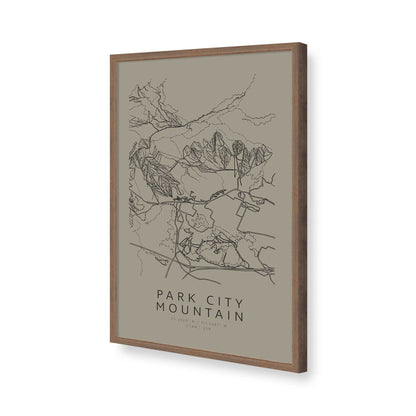 [Color:Walnut], Picture of art in a Walnut frame of the corner