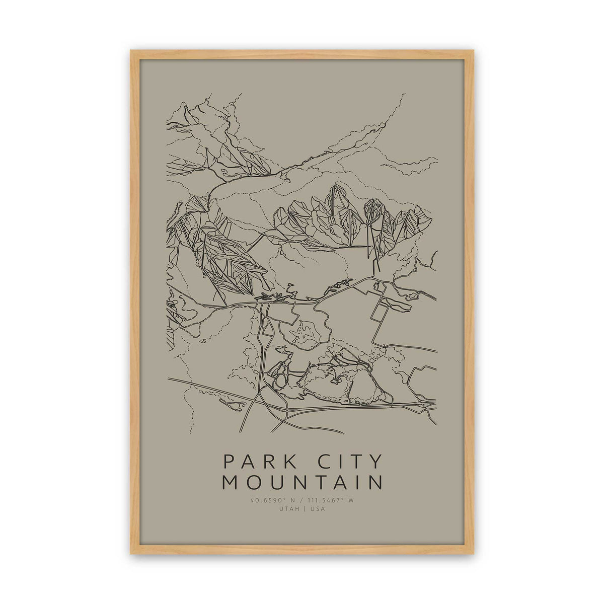 [Color:American Maple], Picture of art in an American Maple frame